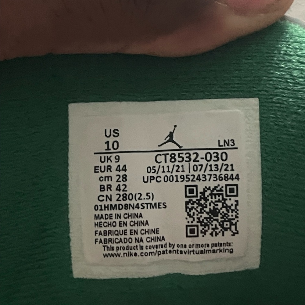 Jordan Pine Green 3s